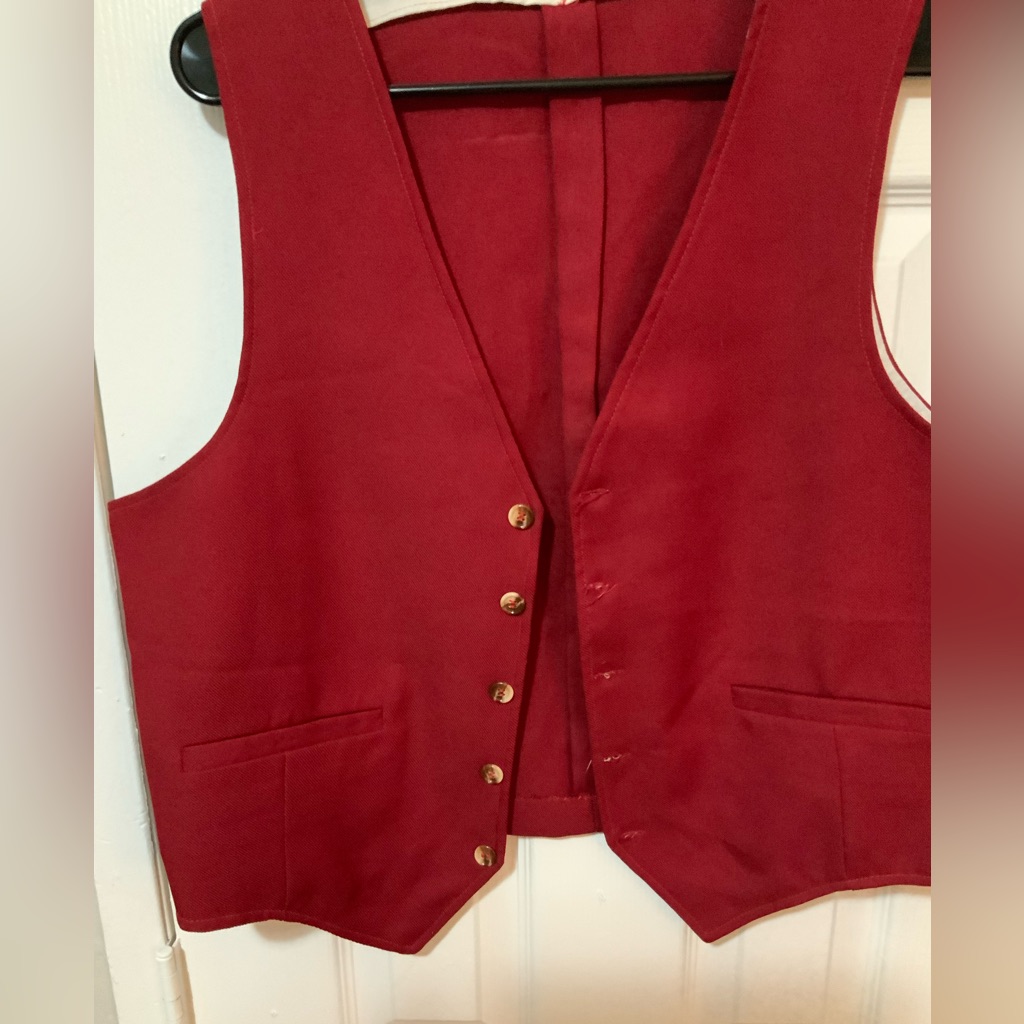 Vintage Red Vest